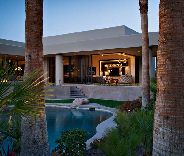  加州棕榈泉舒适自然的住宅设计17