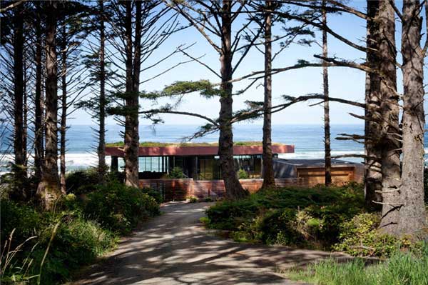 海滨全景透明玻璃度假别墅1