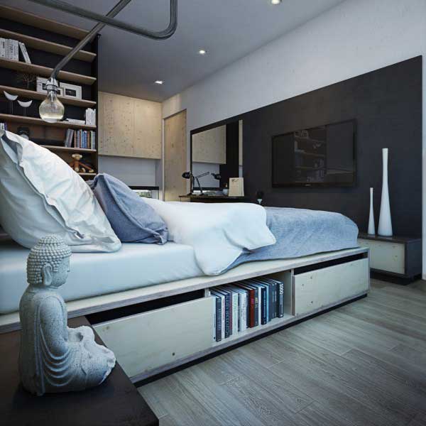 50平米时尚创新的小公寓设计24