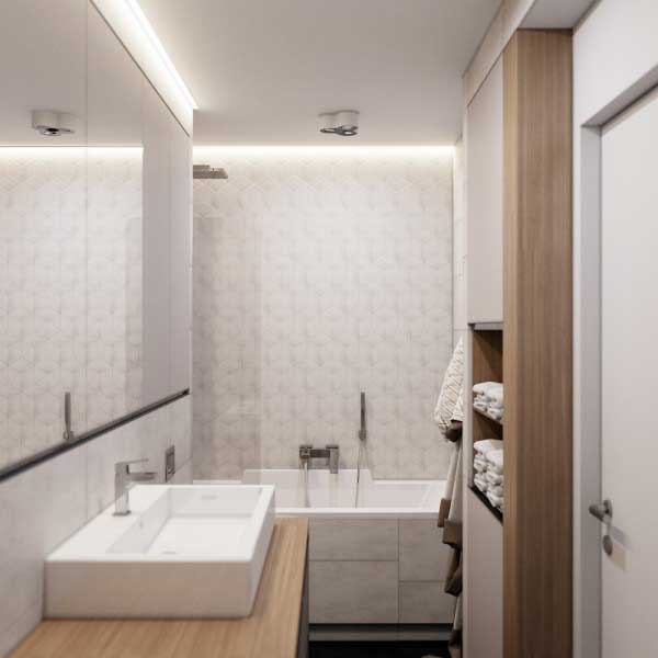 素雅的现代简约软装风格公寓设计7