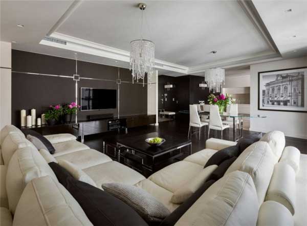 华沙150平大气优雅的公寓设计1