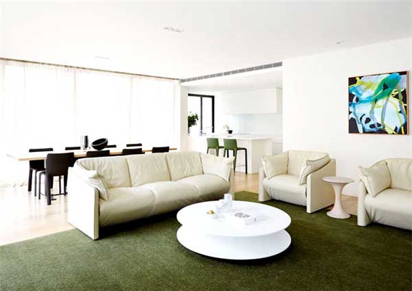  绿色清新简约的现代住宅设计4