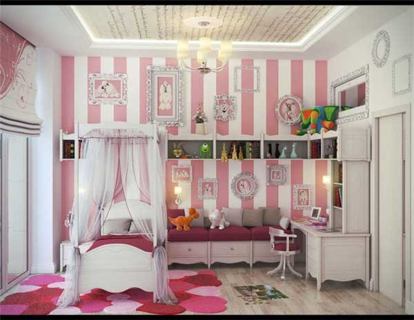漂亮可爱的儿童房软装设计8