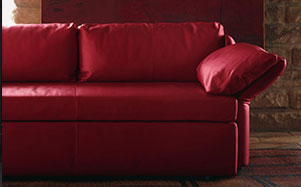 Poltrona Frau-正红色沙发